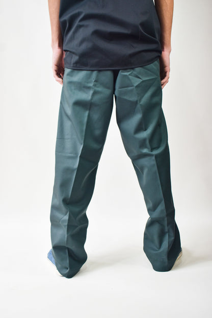 Pantalone Rectos de Trabajo Clasicos Verde Petroleo